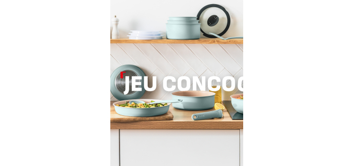 Tefal: 1 lot Ingenio Harmony 5 pièces + 3 boîtes OneClick + gourde BeYou à gagner
