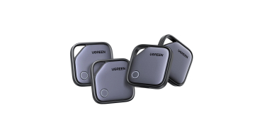 Amazon: Lot de 4 traceurs Ugreen - Bluetooth, compatibles Android et réseau Localiser, recharge USB-C à 28,4