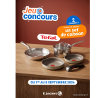 E.Leclerc: 1 batterie de poêles et casseroles Tefal à gagner