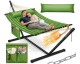 Amazon: Hamac double avec support 200 kg Kesser - Vert ou bleu à 87,80€ (au lieu de 117€)