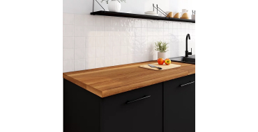 Castorama: Plan de travail Noava en bois d'acacia huilé - 250 x 65 x 3,6 cm à 99,90€ (au lieu de 149,90€)
