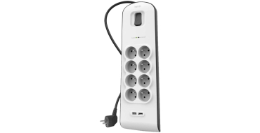 Boulanger: Multiprise Belkin - 8 Prises Parafoudres, 2 USB, 900 Joules à 27,99€ (au lieu de 44,99€)