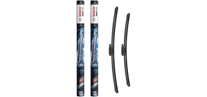 Amazon: Lot de 2 Balais d'Essuie-Glaces Bosch Aerotwin eA 173 S - 550mm & 475mm à 11,82€ (au lieu de 26,56€)
