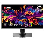 Amazon: Ecran PC 27" MSI Mag 272UP - QD-OLED E16, 4K UHD, 165Hz, 0.03ms à 499,99€