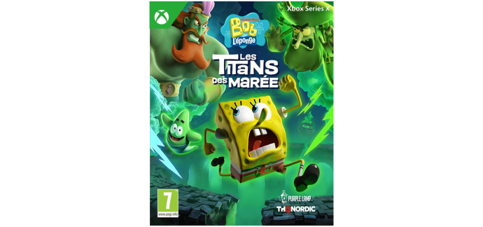 E.Leclerc: Bob L'éponge Les Titans Des Marées (Xbox Series) à 24,99€ (au lieu de 39,99€)