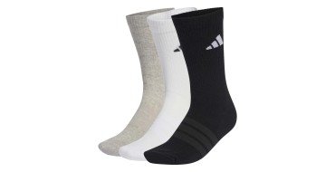 Amazon: Lot de 3 paires de Chaussettes Adidas Sportswear - Tailles 40 à 48 à 8,79€ (au lieu de 11,32€)