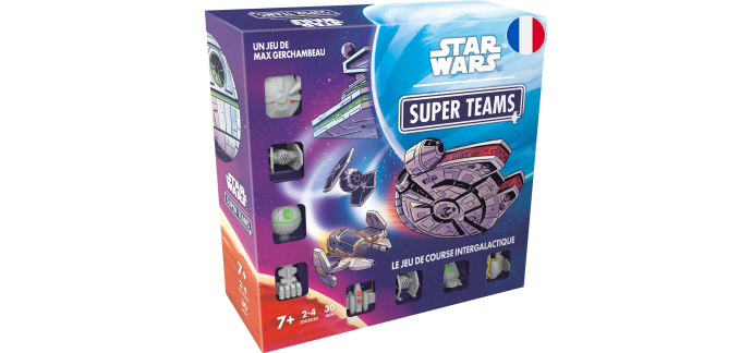 Amazon: Jeu de société Star Wars Super Teams Asmodee - Courses de vaisseaux spatiaux à 9,99€