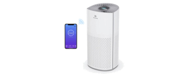 JoyBuy: Purificateur d'air Homintell - CADR 200 m³/h, Wi-Fi, HEPA H13, UV, 30 dB à 43,10€