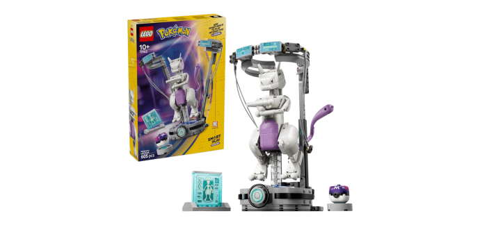Amazon: LEGO 72163 Pokémon L'Évasion du Labo de Mewtwo à 59,99€ (au lieu de 69,99€)
