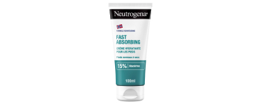 Amazon: Crème Hydratante Pieds Neutrogena 100ml - Hydratation 24h à 3,58€ (au lieu de 5,59€)