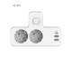 JoyBuy: LDNIO Multiprise sans fil PD20W - USB multiple, voyant lumineux à 9,98€ (au lieu de 14,99€)