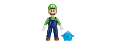 Amazon: Figurine articulée Jakks Pacific Luigi Super Mario Galaxy - 22 points d'articulation, Luma phosphore