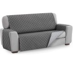 Amazon: Housse de Canapé Malu Textilhome - 3 Places, 160cm, Réversible, Matelassée, Gris à 17,31€