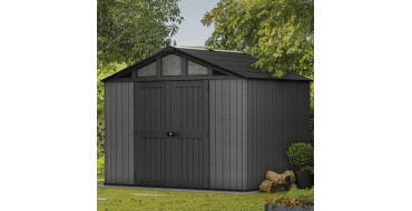 Castorama: Abri de jardin Keter Stronghold en résine - 7,41m² à 999,9€ (au lieu de 1399,9€)