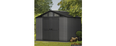 Castorama: Abri de jardin Keter Stronghold en résine - 7,41m² à 999,9€ (au lieu de 1399,9€)