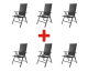 LIDL: LIVARNO HOME Lot de 6 chaises hautes TORONTO - aluminium, dossier réglable à 274,99€