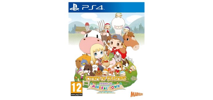 Amazon: Story of Seasons Friends of Mineral Town (PS4) à 15,03€ (au lieu de 23,99€)