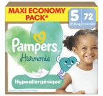 JoyBuy: Pampers Harmonie Couches Édition Limitée Taille 5 - 72 couches, 11-16kg à 28,39€ (au lieu de 38€)