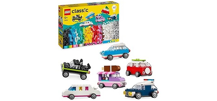 Amazon: LEGO® Classic Les Véhicules Créatifs (11036) à 29,99€ (au lieu de 54,99€)