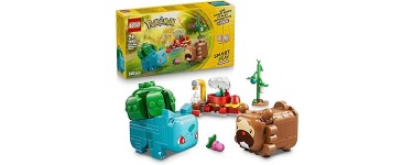 Amazon: LEGO® Pokémon Smart Play  Bulbizarre et Keunotor, Délice de Baies (72155) à 18,99€