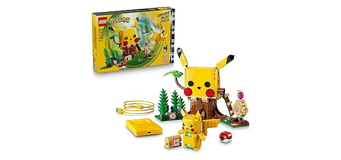 Amazon: LEGO® Pokémon Smart Play Pikachu et la Cabane d’Entraînement (72164) à 64,99€