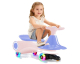 JoyBuy: Neuleb Voiture électrique zigzagante pour enfants - Batterie 12V, Bluetooth, 3 en 1 - trottinette à