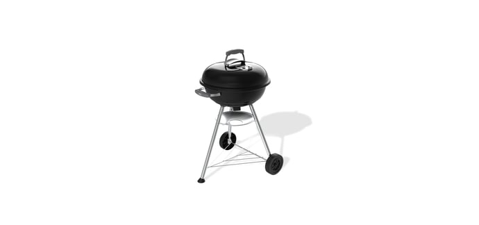 Conforama: Barbecue à charbon WEBER 1502054 - Compact, clapet d'aération à 79,99€ (au lieu de 99,99€)