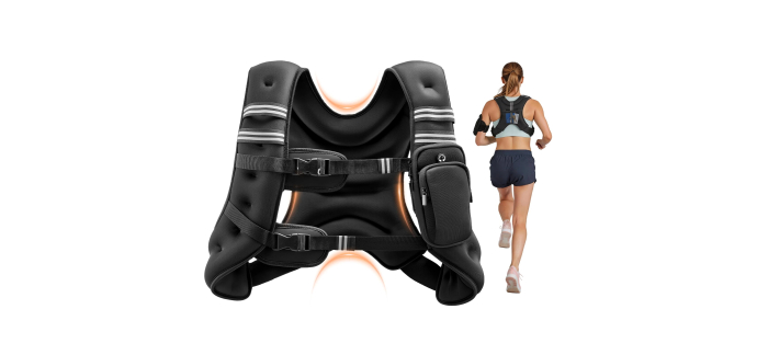 Amazon: Gilet lesté Vevor 13,8 kg à 37,9€ (au lieu de 54,9€)
