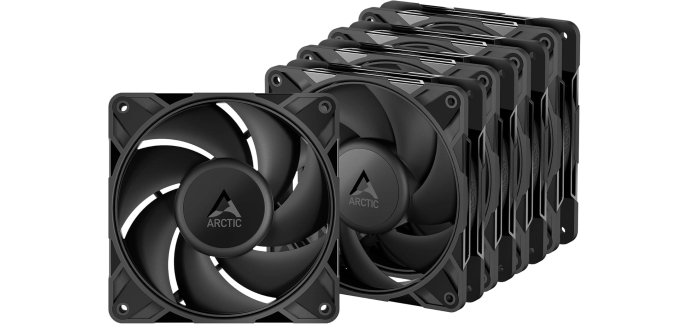 Amazon: Lot de 5 ventilateurs Arctic P12 Pro PST LN - 120mm à 23,50€ (au lieu de 29,14€)