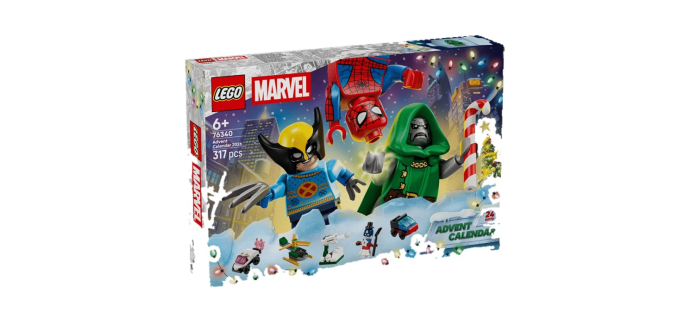 E.Leclerc: LEGO 76340 Marvel Calendrier de l'Avent 2026 à 28,47€ (au lieu de 34,99€)