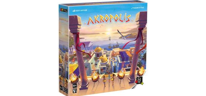 Amazon: Jeu de société Akropolis - GIGAMIC à 19,99€ (au lieu de 26,9€)