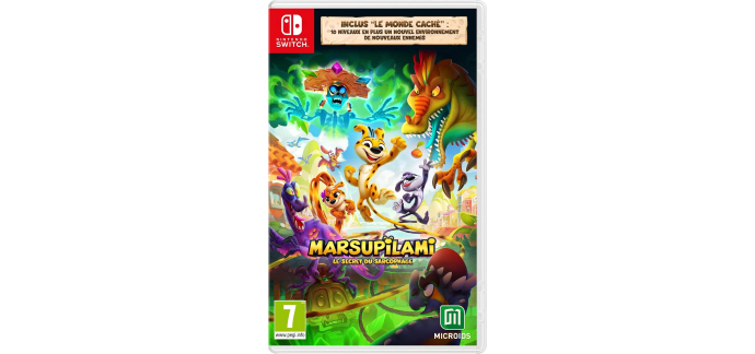 Amazon: Marsupilami  Le Secret du Sarcophage sur Nintendo Switch à 13,47€ (au lieu de 19,05€)