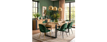 Cdiscount: Ensemble enfilade + table LOFT - PARISOT - Chêne Artisan et gris - 3 portes - 8 personnes à 499,99€