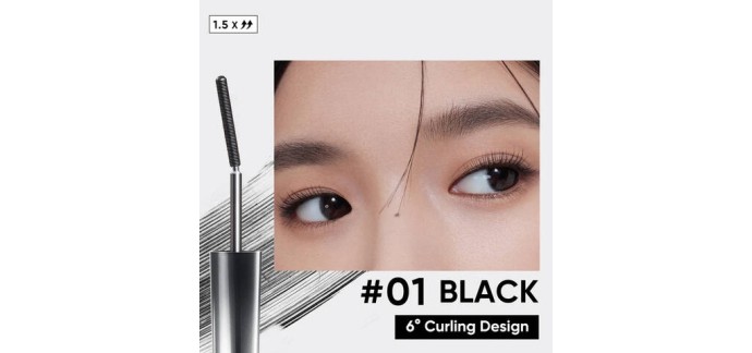 JoyBuy: Judydoll 3D Curling Iron Mascara #01 Black à 6,99€ (au lieu de 12,49€)