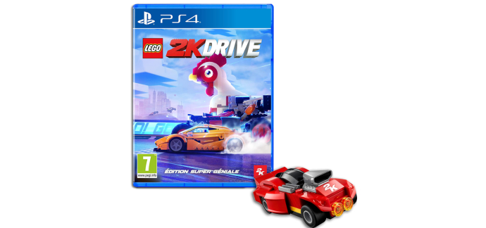 Amazon: LEGO 2K Drive Édition Super Géniale (PS4) à 24,70€ (au lieu de 29,99€)