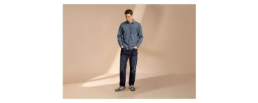 LIDL: ESMARA MEN Jean relaxed homme - 100% coton, style 5 poches à 9,99€ (au lieu de 14,99€)