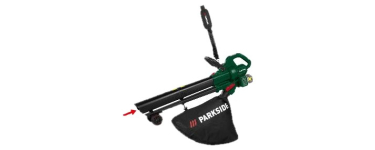 LIDL: PARKSIDE Aspirateur souffleur/broyeur sans fil 40 V PALSB A1 à 39,99€ (au lieu de 49,99€)