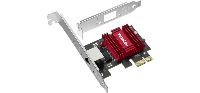 Amazon: Carte réseau Ethernet 2,5G YuanLey - Realtek RTL8125B à 17,83€ (au lieu de 20,98€)