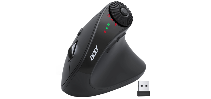 Amazon: Souris ergonomique sans fil Acer 4000DPI à 25,49€ (au lieu de 34,99€)