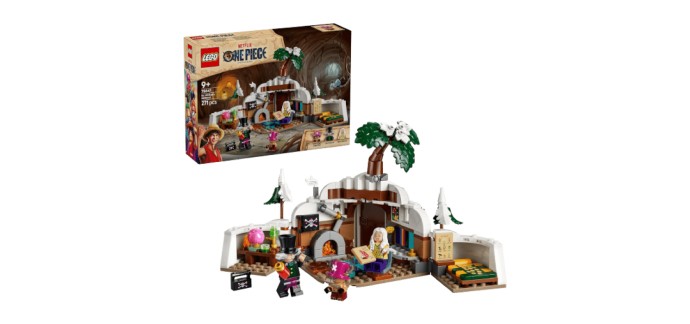 Amazon: LEGO 75641 One Piece Le Repaire du Docteur Hiluluk à 24,99€ (au lieu de 25,21€)