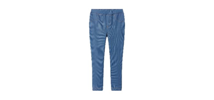 LIDL: LUPILU Jegging thermique petite fille (2-4 ans, bleu) à 4,99€ (au lieu de 6,99€)