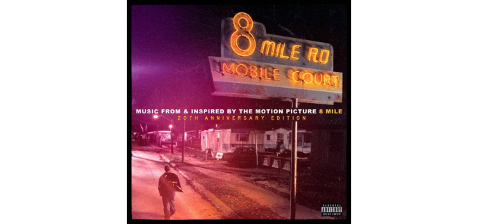 Amazon: Album Vinyle (4 LP) - Eminem  8 Mile - 20th Anniversary (Édition Deluxe quadruple vinyle - Tirage Li