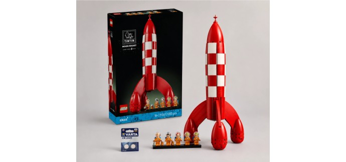 Amazon: LEGO® La Fusée de Tintin (21367) à 115,18€ avec 15€ de réduction dès 129€