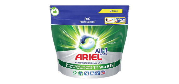 JoyBuy: Ariel Capsules de lessive tout-en-un concentrées Professionnel Original - 50 doses à 12,69€
