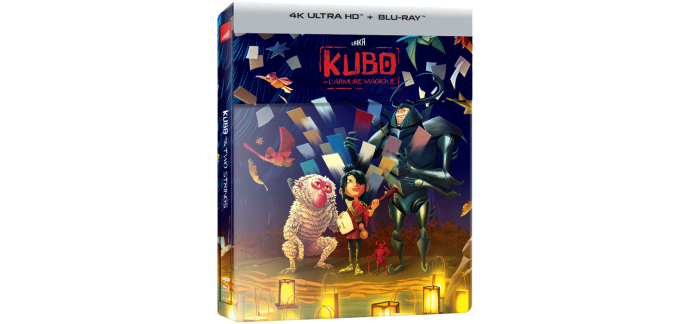 Amazon: Kubo et l'Armure Magique 4K Steelbook (4K UHD) à 23,99€ (au lieu de 39,99€)