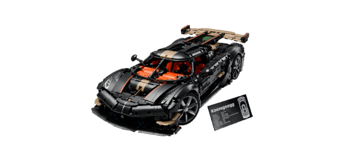 Amazon: LEGO 42232 Koenigsegg Megacar Sadair's Spear (LEGO) à 430,20€ (au lieu de 449,99€)