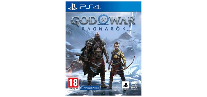 Amazon: God of War Ragnarok (PS4) à 24,99€ (au lieu de 69,99€)