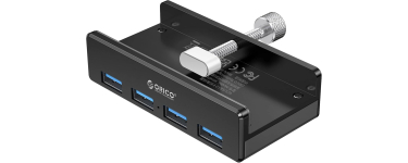 Amazon: Hub USB 3.0 Orico 4 ports aluminium avec câble 150cm à 11,99€