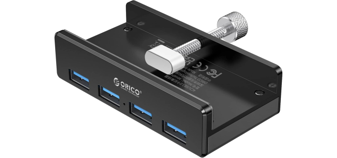 Amazon: Hub USB 3.0 Orico 4 ports aluminium avec câble 150cm à 11,99€