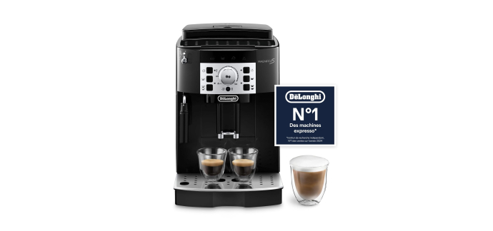 Amazon: Machine à café Delonghi Magnifica S ECAM22.110.B à 141,26€ (via 35,32€ d'ODR)
